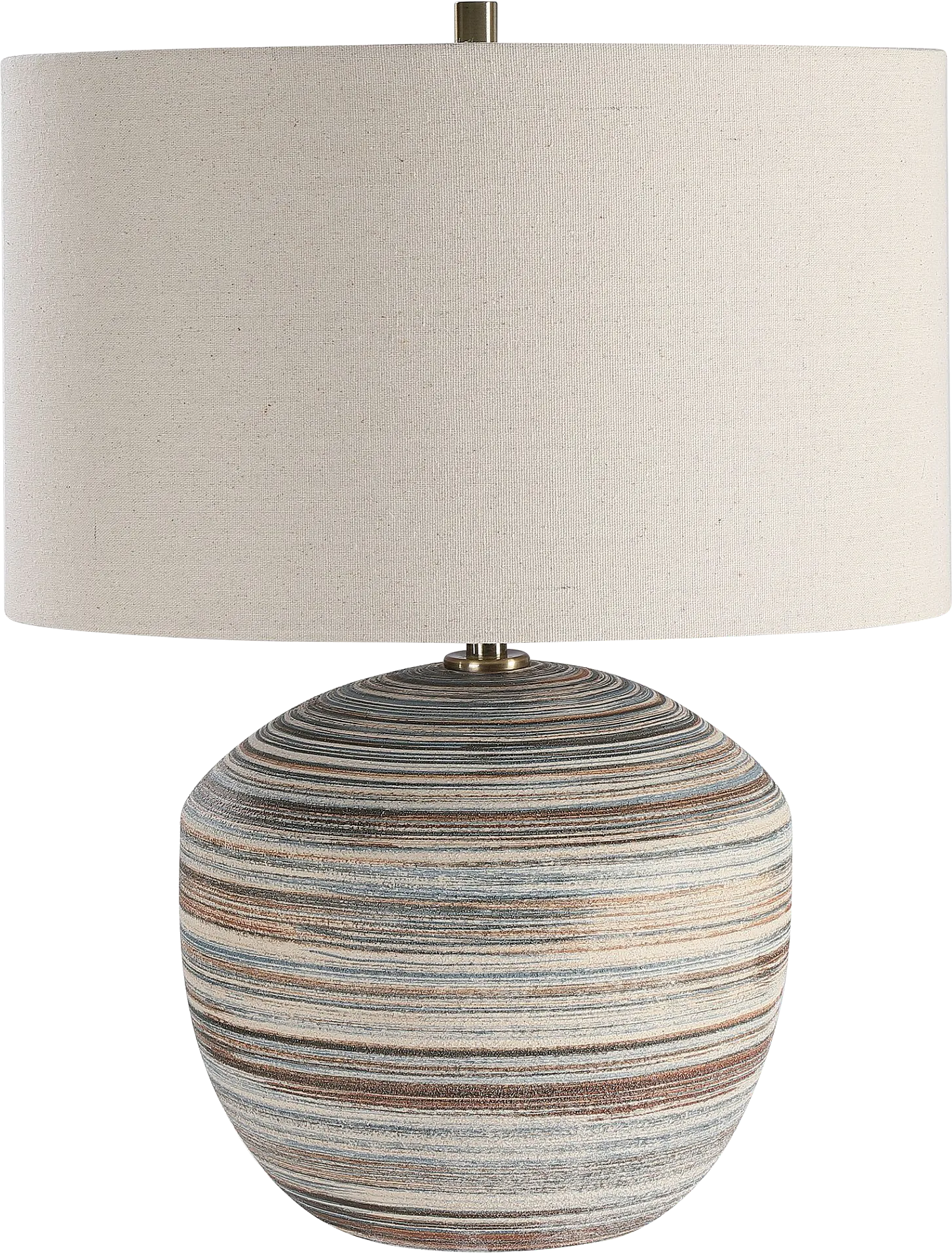 Cahill Circle Brown Lamp - Image 1
