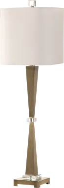 Falconer Island Brass Lamp