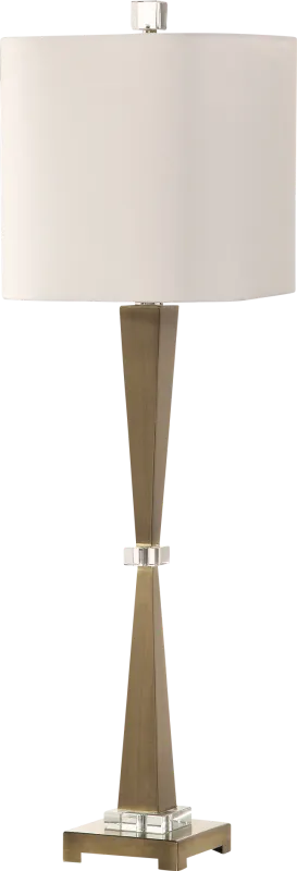 Falconer Island Brass Lamp