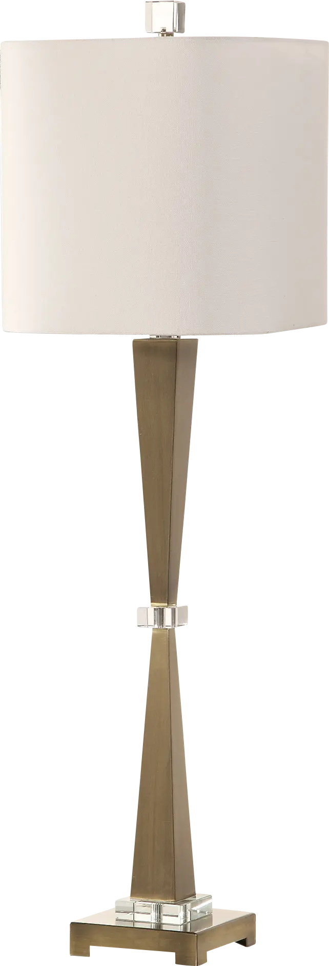 Falconer Island Brass Lamp