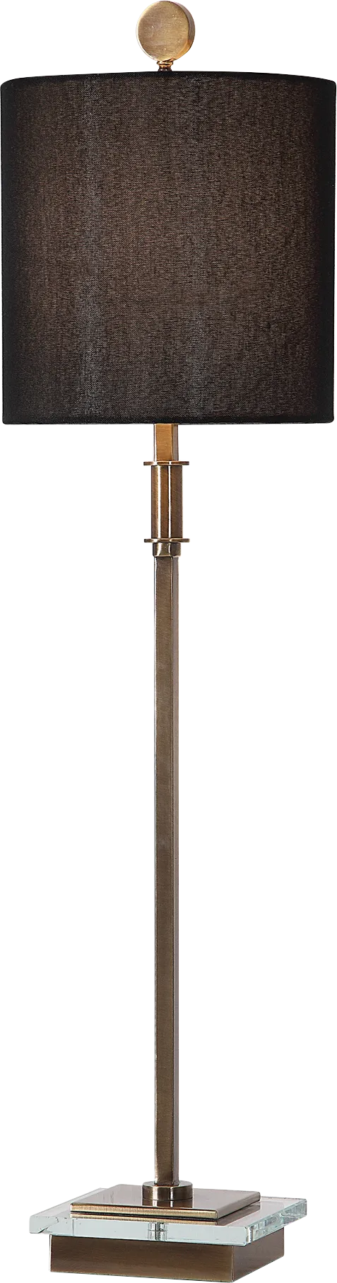 Gabriel Circle Brass Lamp - Image 1