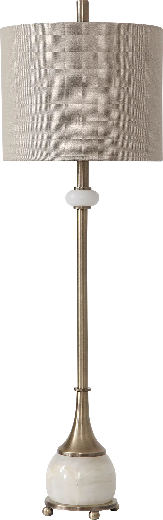 Chloe Club Brass Lamp