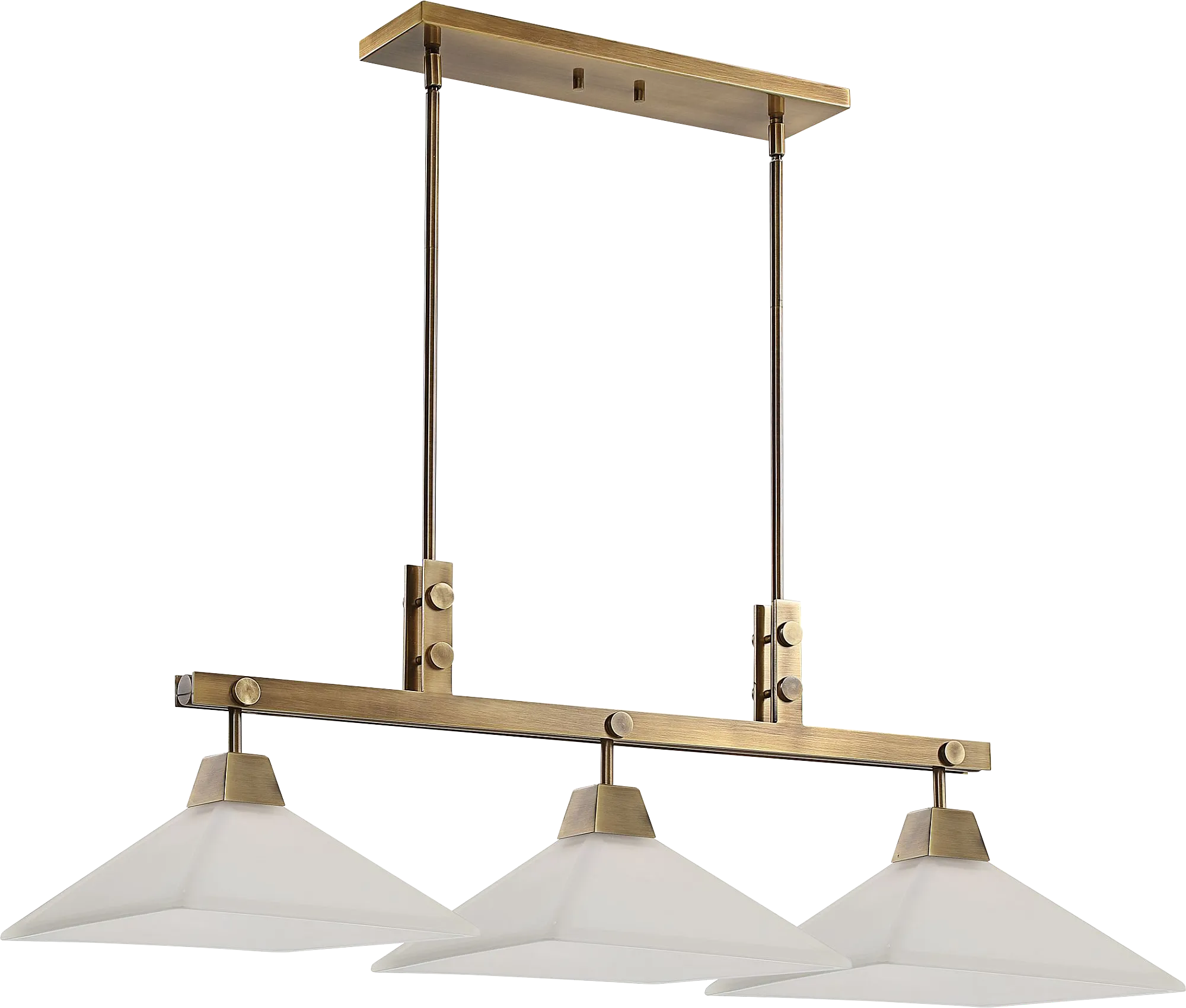 Caira Drive Brass Chandelier - Thumbnail - Image 1
