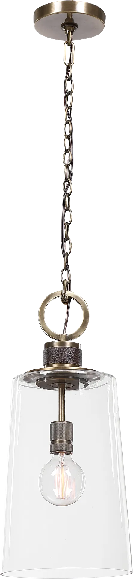 Maliki Road Brass Pendant - Image 1
