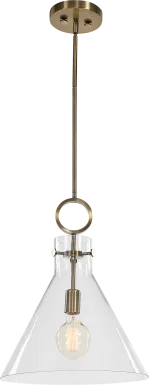 Stahl Street Brass Pendant