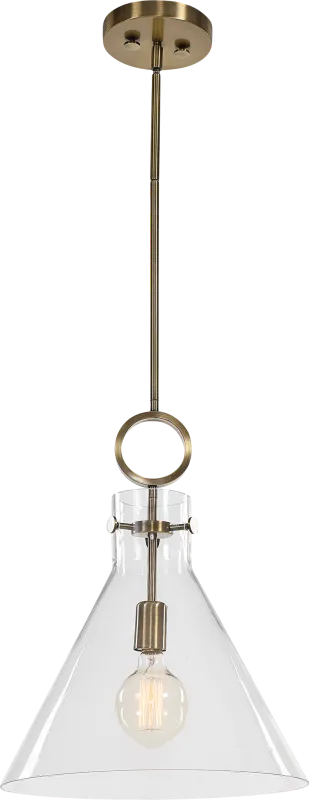 Stahl Street Brass Pendant