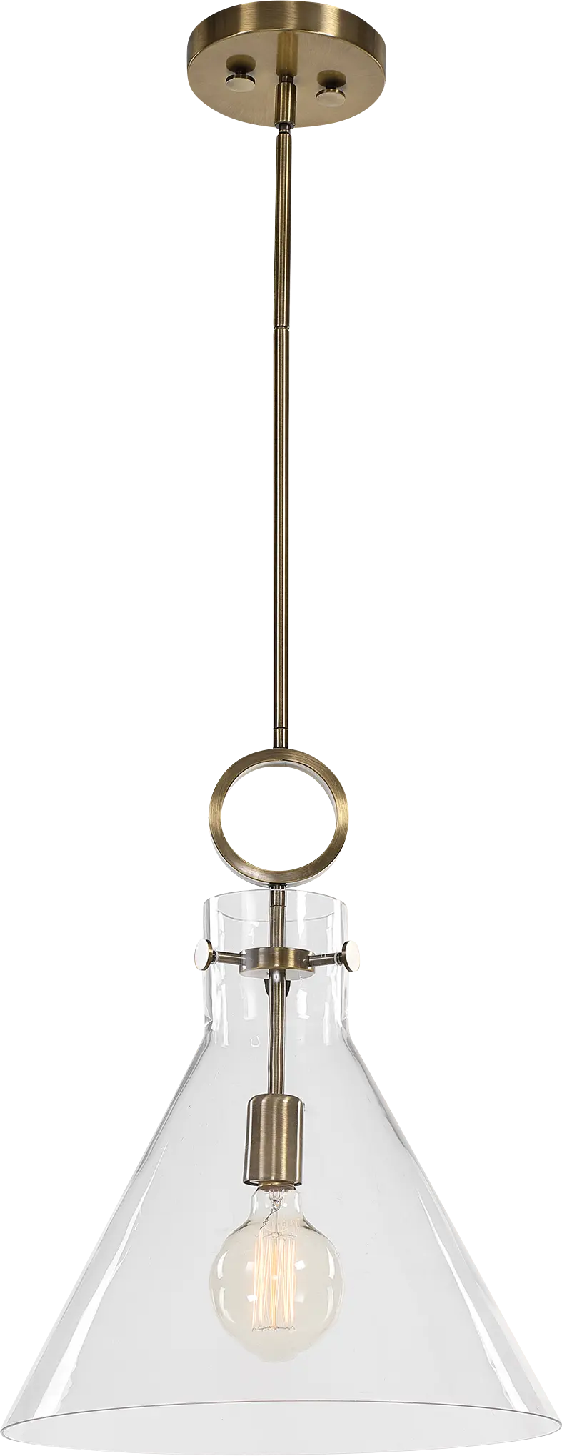 Stahl Street Brass Pendant