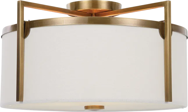 Bruno Way Brass Chandelier