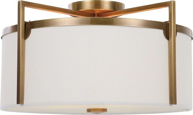 Bruno Way Brass Chandelier