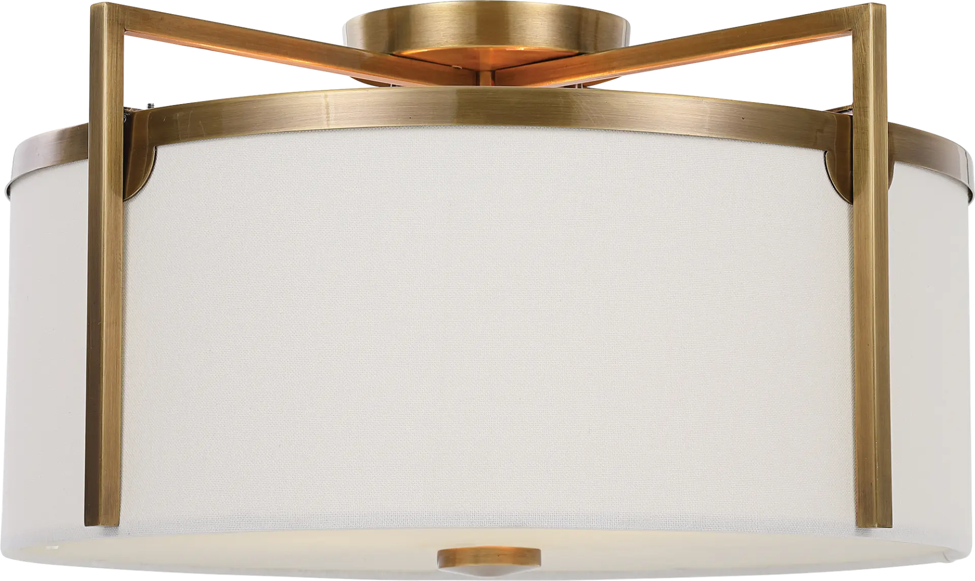 Bruno Way Brass Chandelier