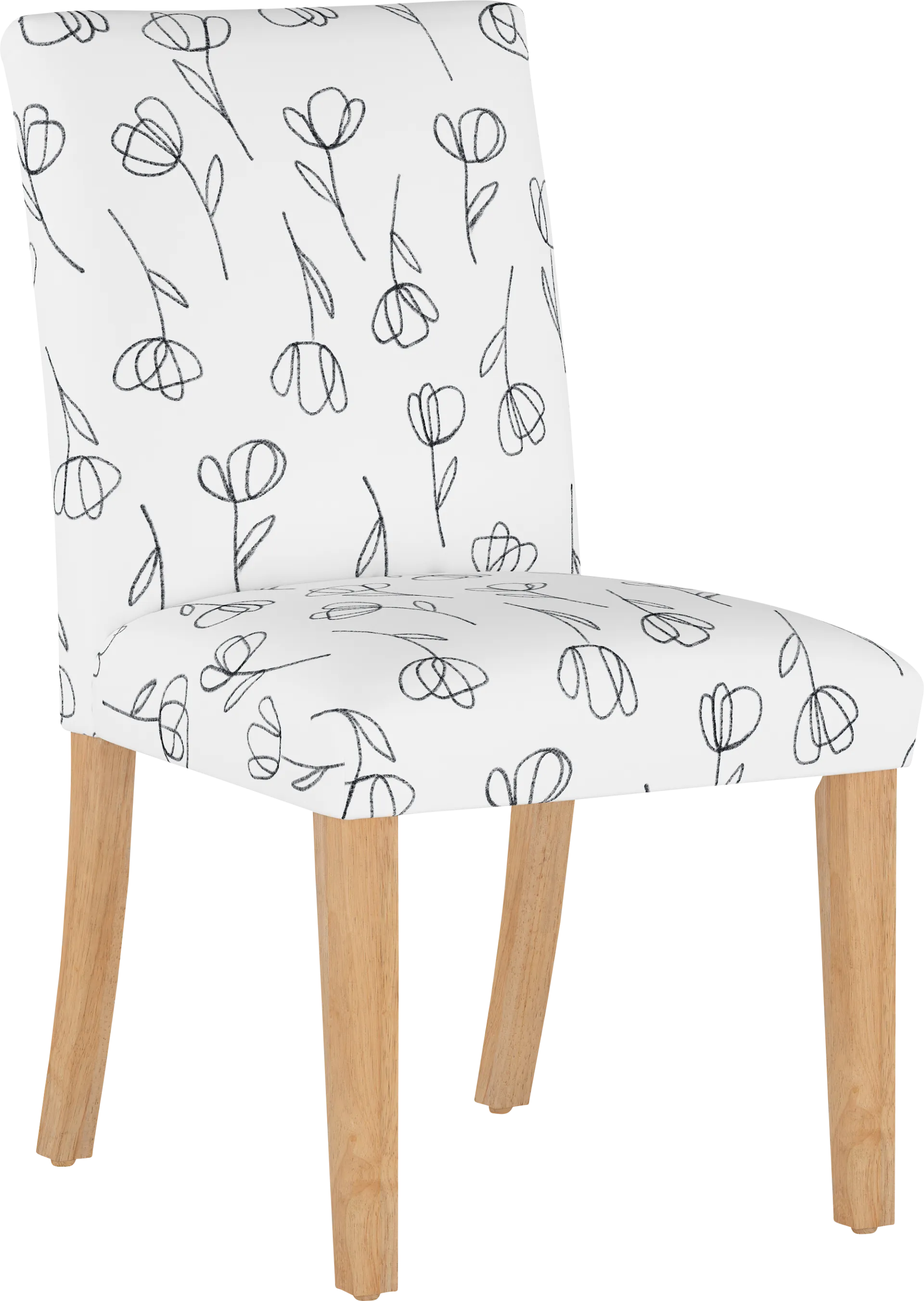 Bouqay White Side Chair - Image 1