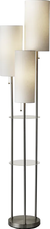 Eidson Silver Floor Lamp