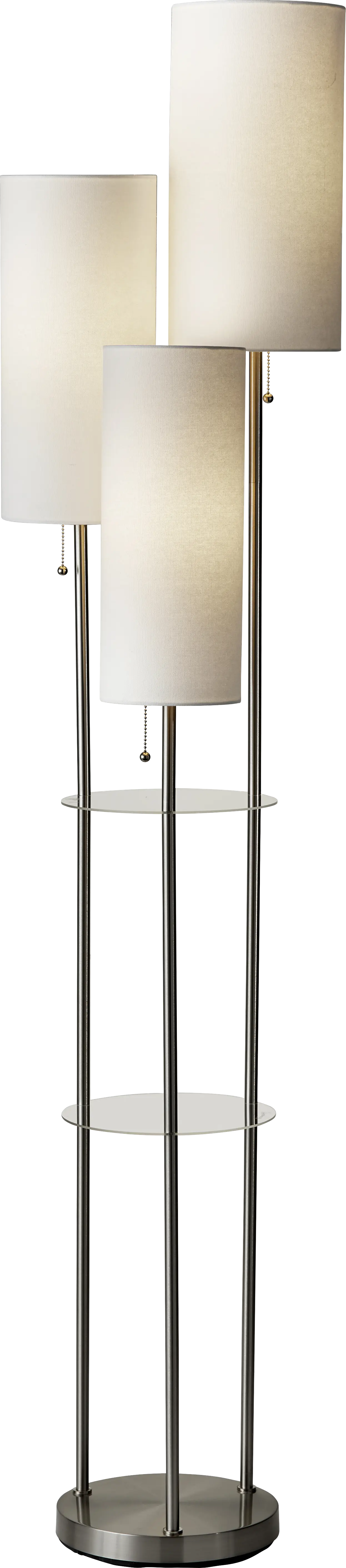 Eidson Silver Floor Lamp