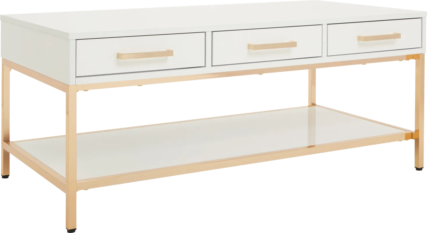 Altrissa White Cocktail Table