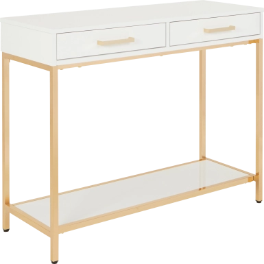 Altrissa White Console Table