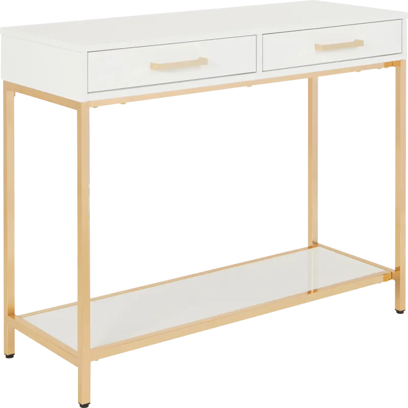 Altrissa White Console Table