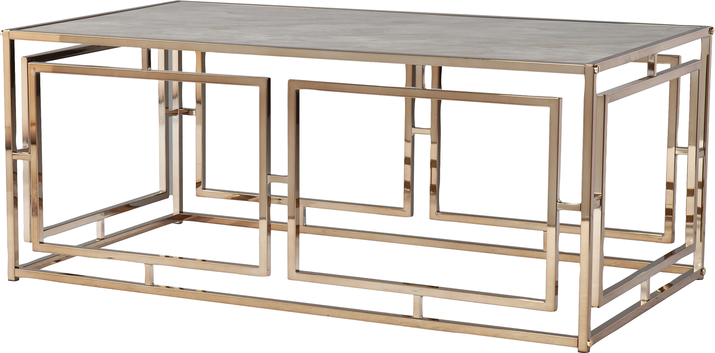 Kayview Gold Cocktail Table - Thumbnail - Image 1