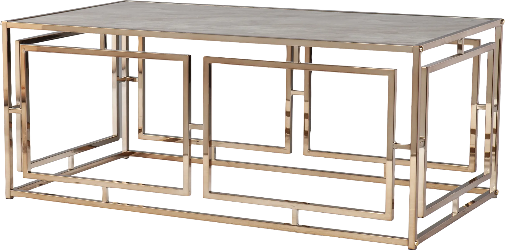 Kayview Gold Cocktail Table - Image 1