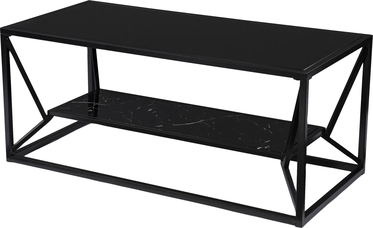 Longspur Black Cocktail Table