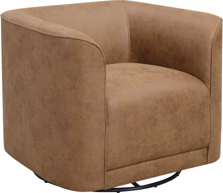 Attwick Brown Accent Chair