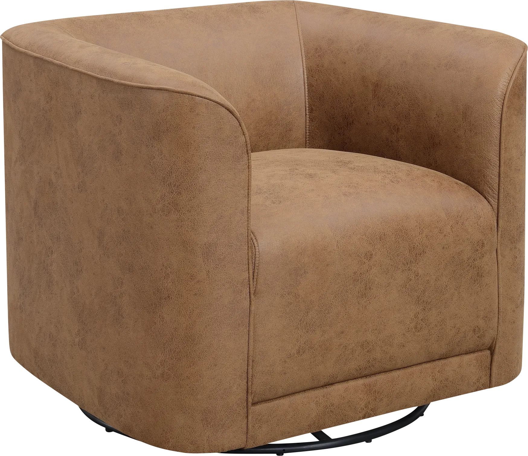 Attwick Brown Accent Chair - Image 1