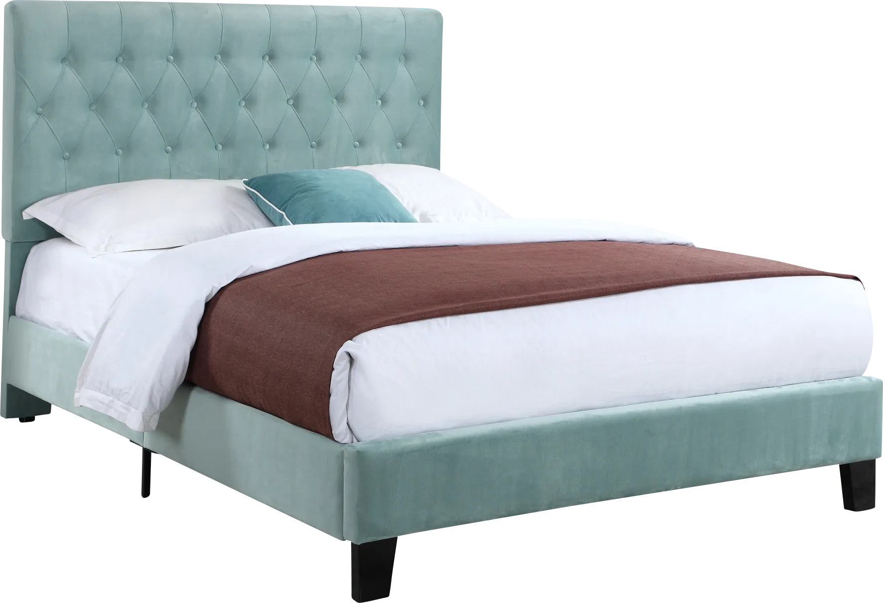 Ambiwood Blue Full Bed - Image 1
