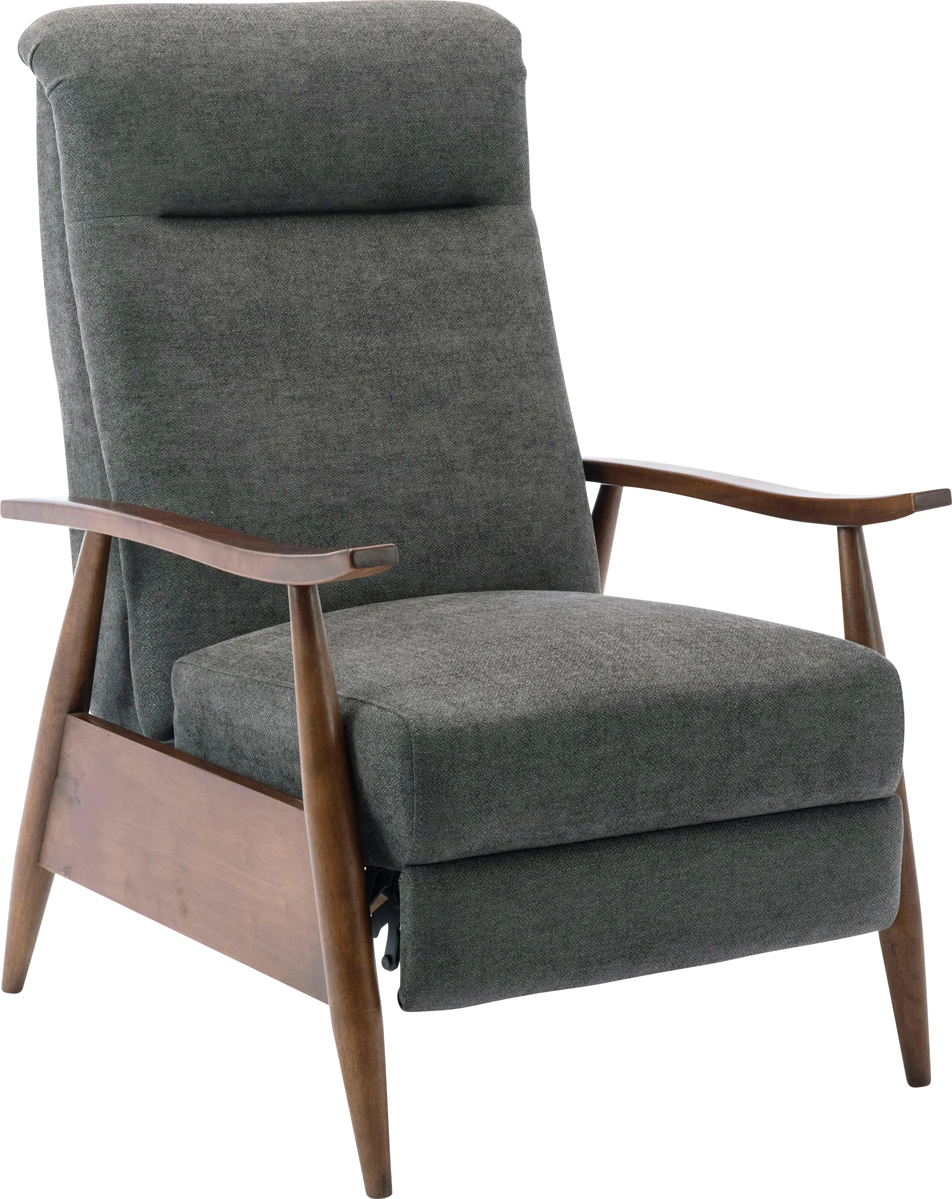 Orcut Charcoal Push Back Recliner