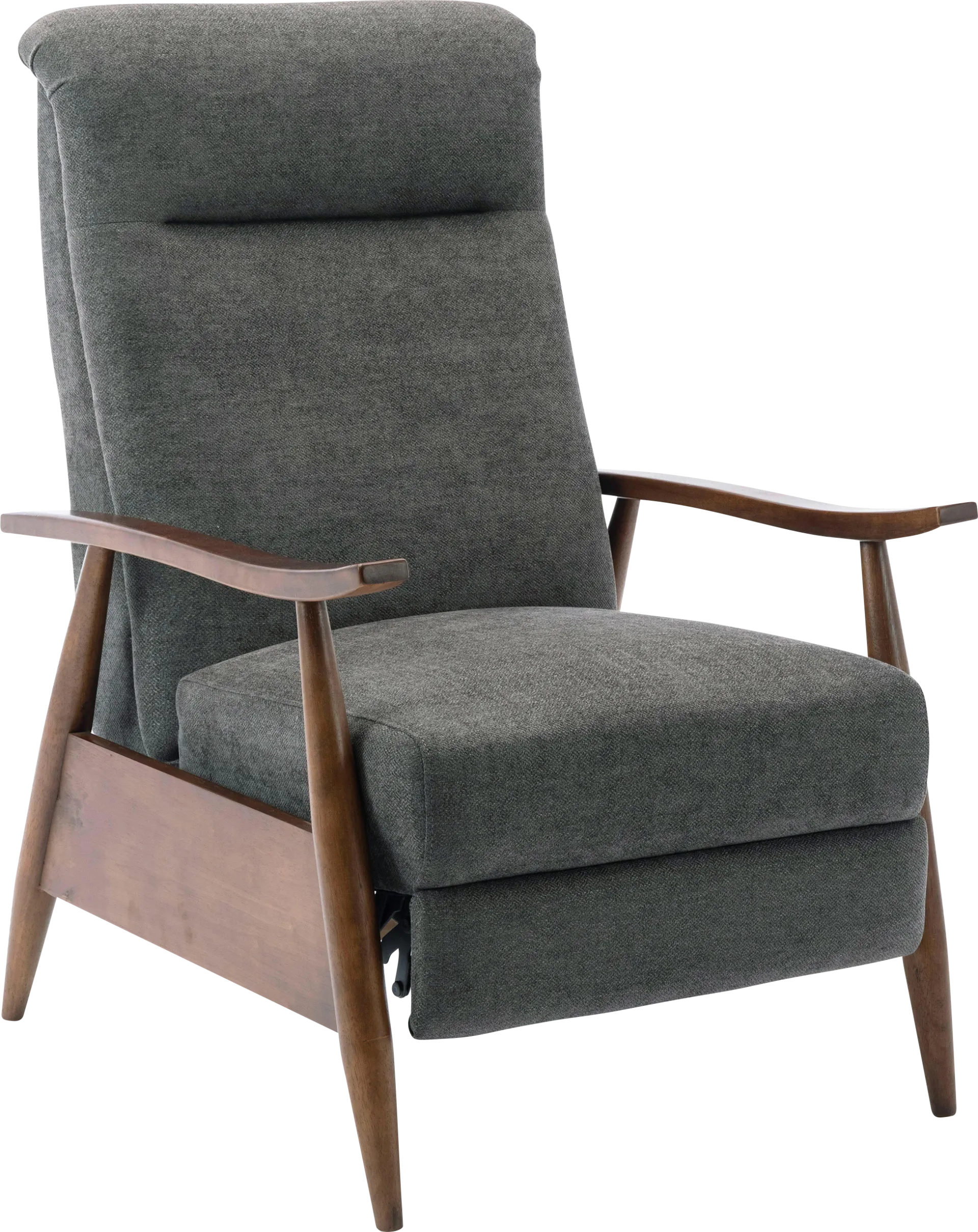 Orcut Charcoal Push Back Recliner - Image 1