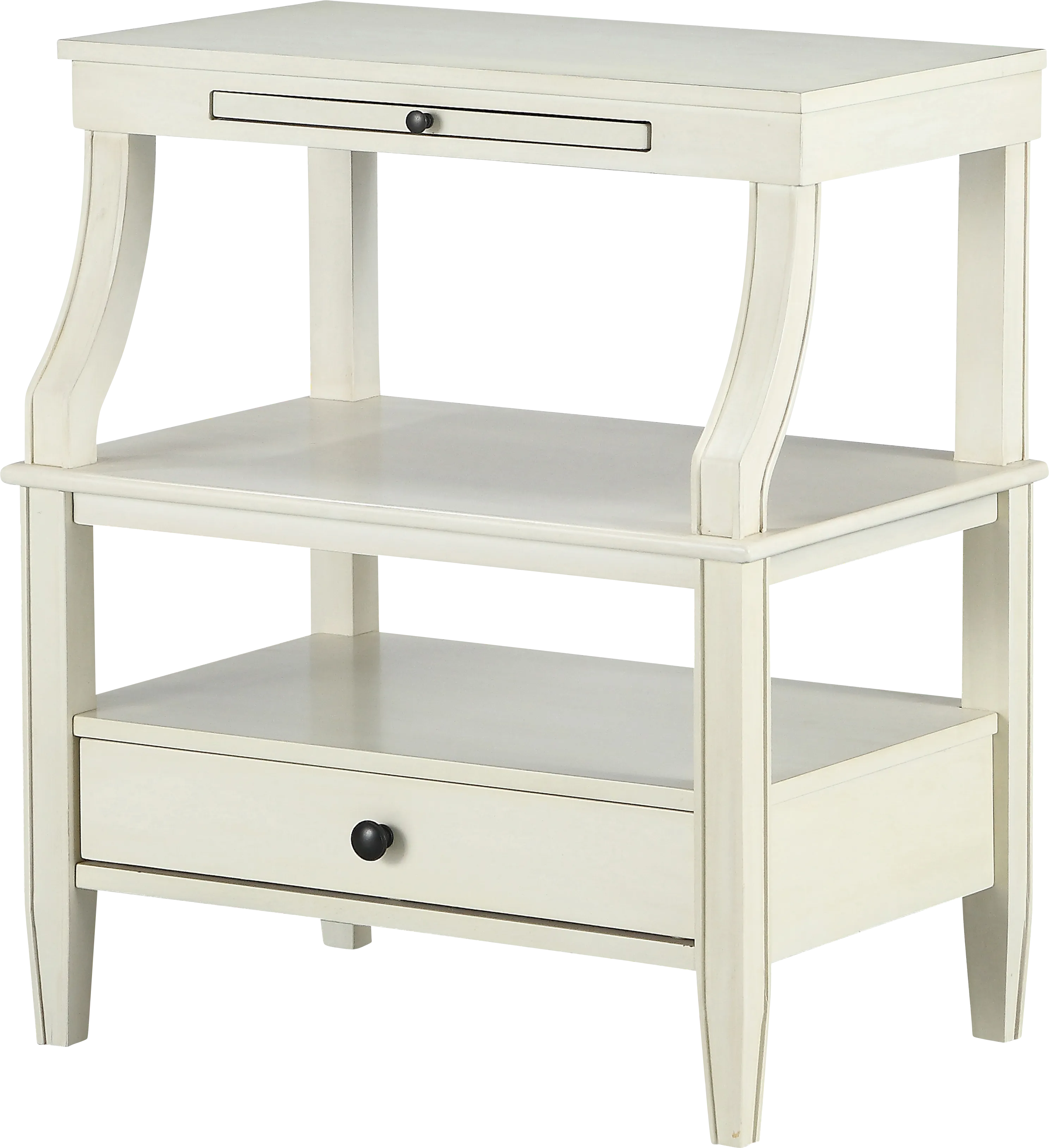 Creekglen White End Table - Thumbnail - Image 1
