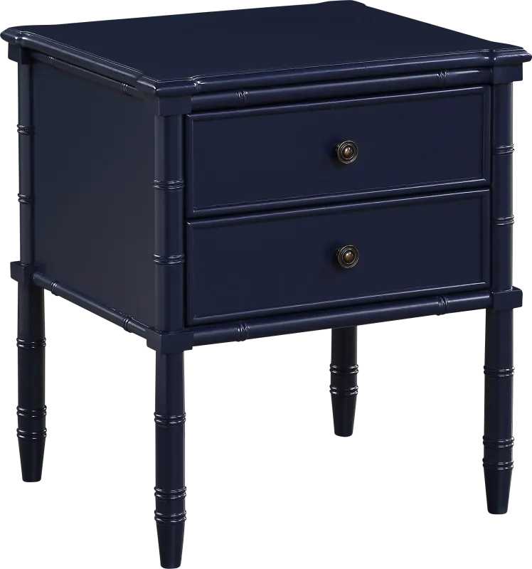 Glennford Blue End Table