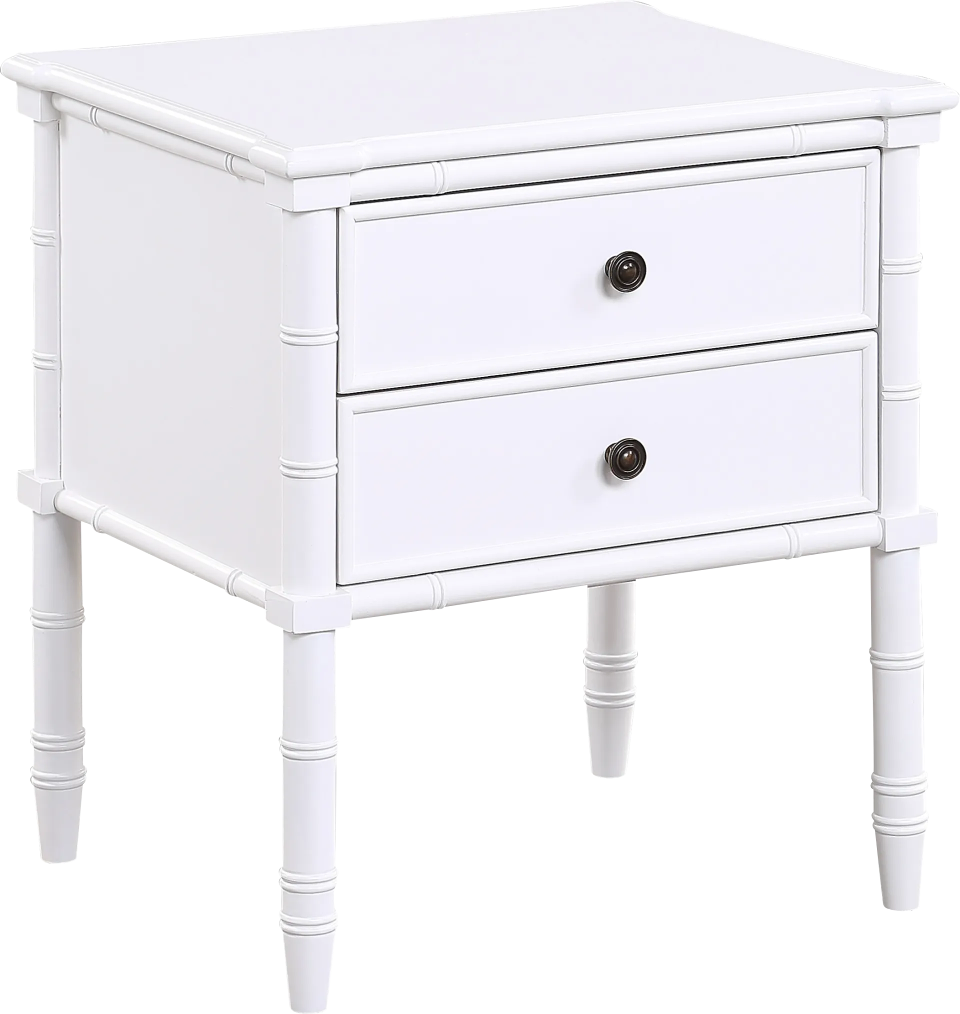 Glennford White End Table - Image 1