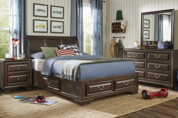 Kids Mill Valley Jr. Cherry Full Storage Bedroom