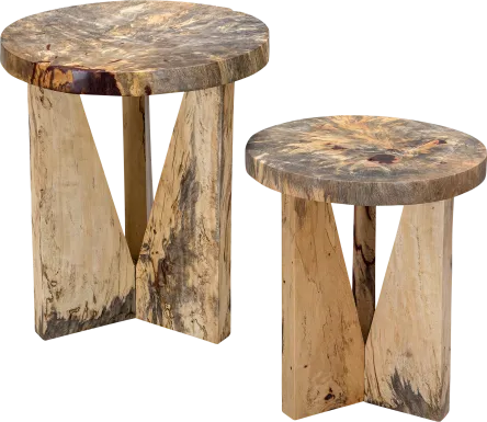 Laurelhill Brown Nesting Tables, Set of 2