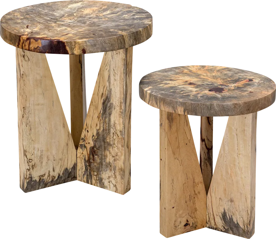 Laurelhill Brown Nesting Tables, Set of 2