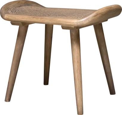 Glyndon Brown Accent Bench