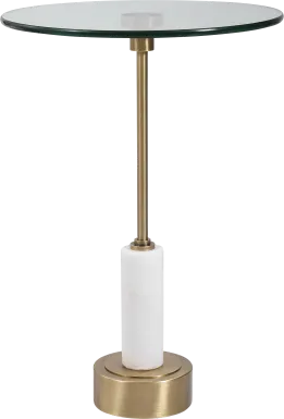 Culverstone Brass Accent Table