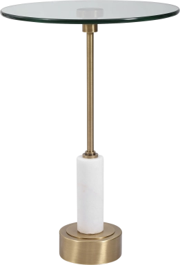 Culverstone Brass Accent Table