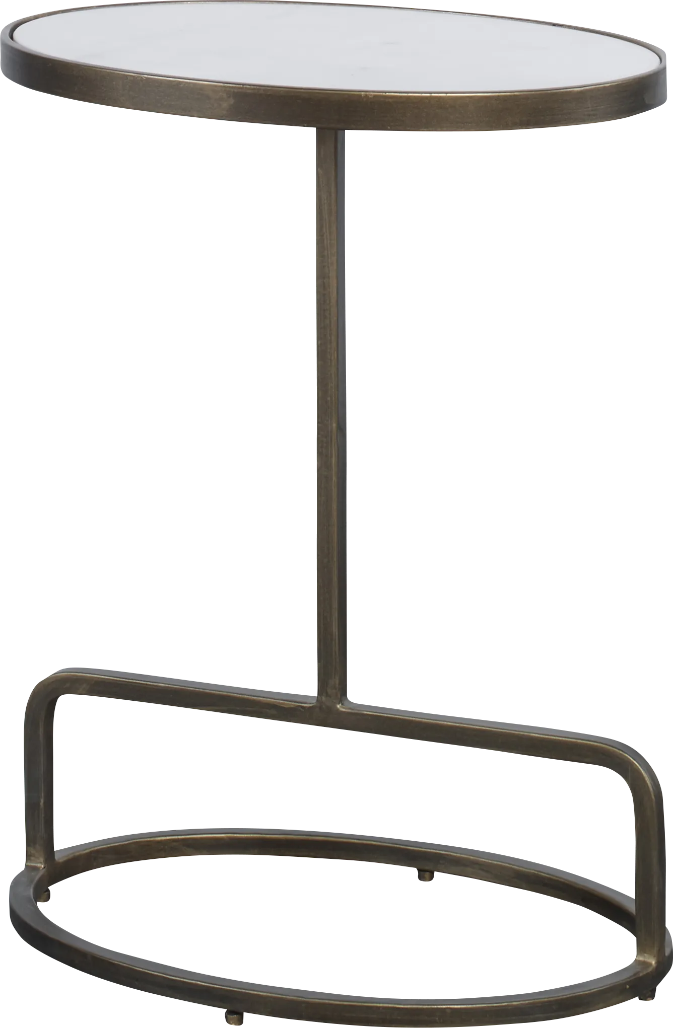 Dannager Gold Accent Table - Thumbnail - Image 1