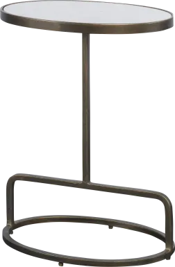 Dannager Gold Accent Table