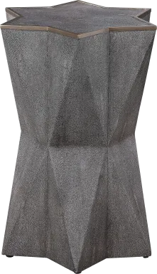 Shagbark Gray Accent Table