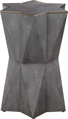 Shagbark Gray Accent Table