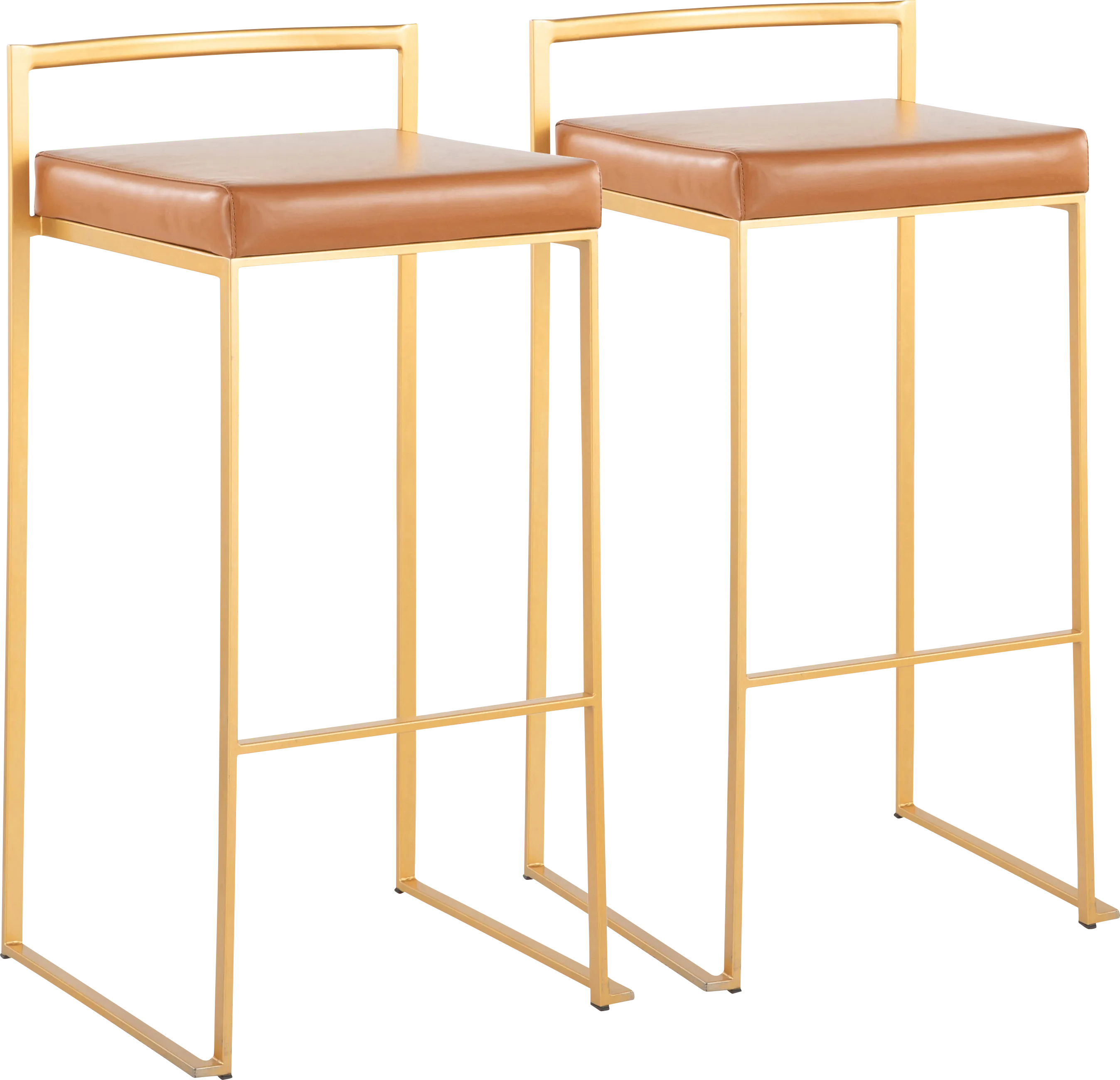 Birdlake II Camel Barstool, Set of 2 - Thumbnail - Image 1