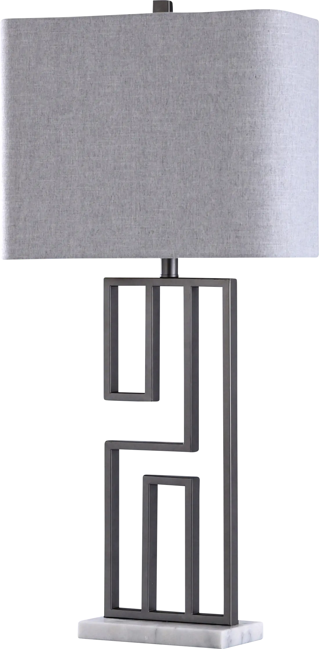 Baja Point Silver Lamp