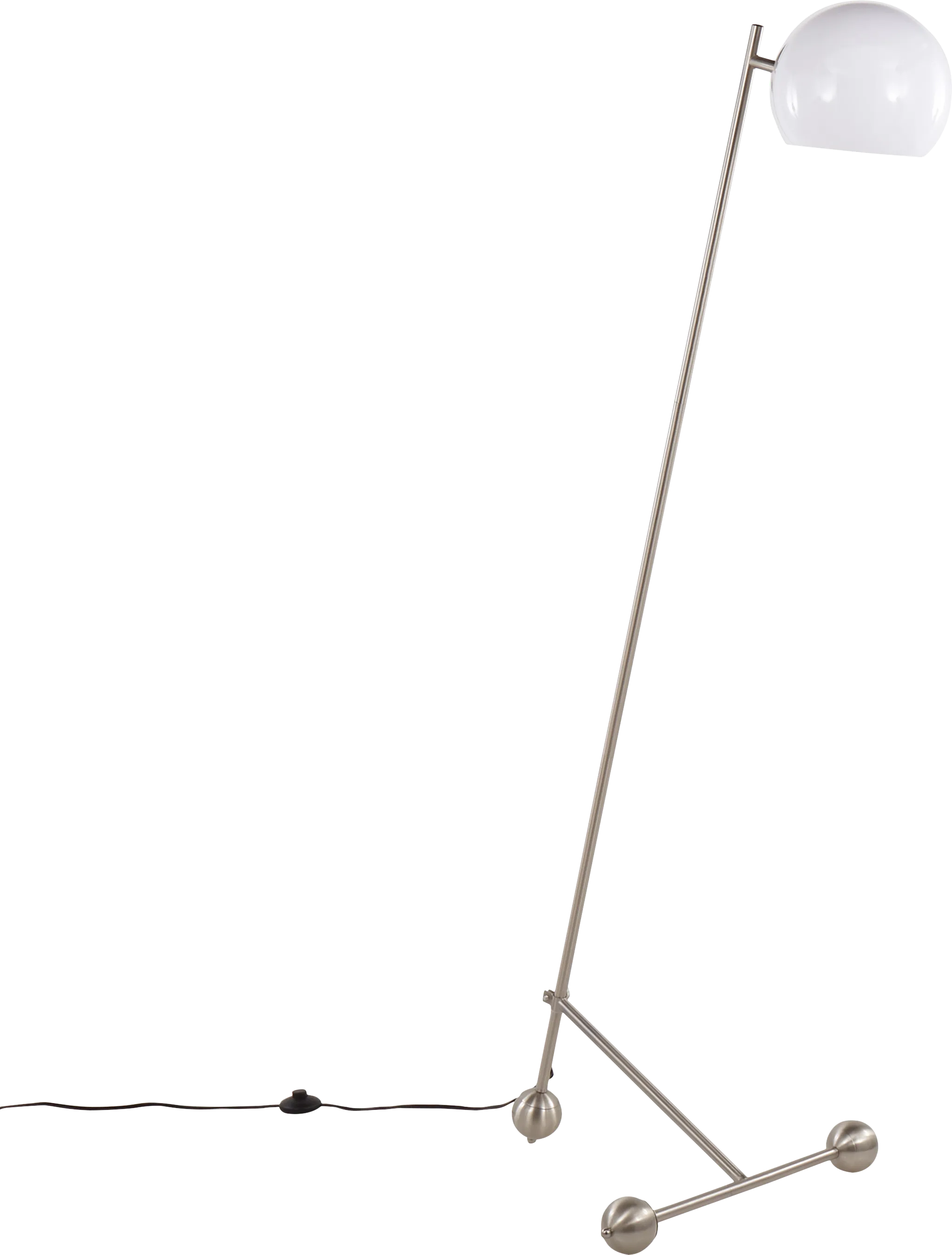 Fencourt Post Nickel Floor Lamp - Thumbnail - Image 1