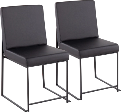 Bladens I Black Side Chair Set of 2