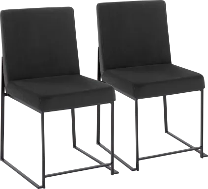 Bladens II Black Side Chair Set of 2