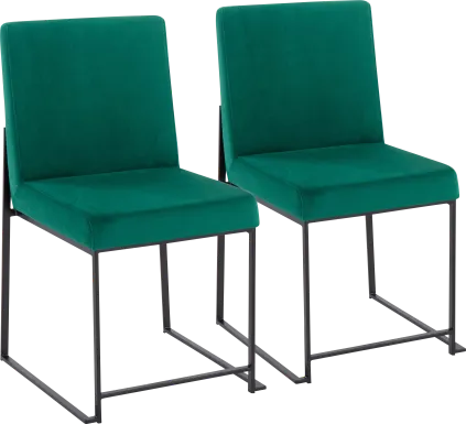 Bladens II Green Side Chair Set of 2