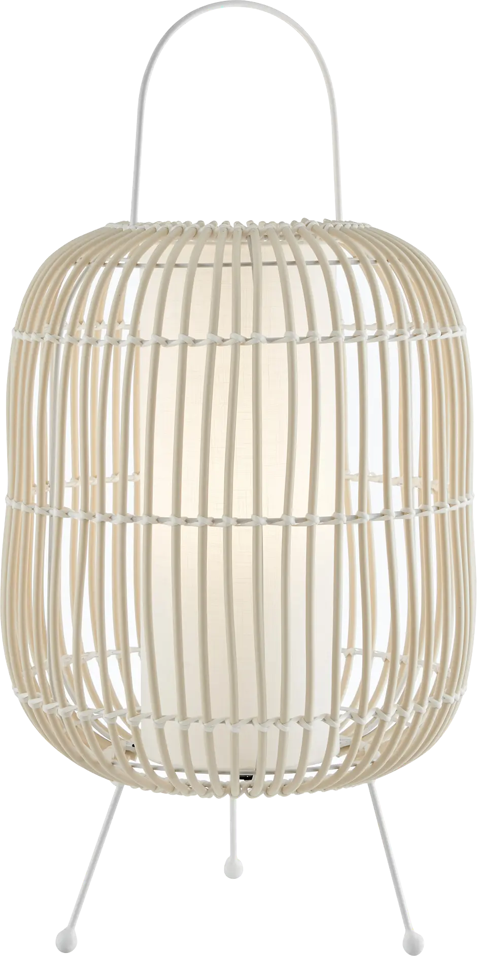 Bunyard Post White Outdoor Lamp