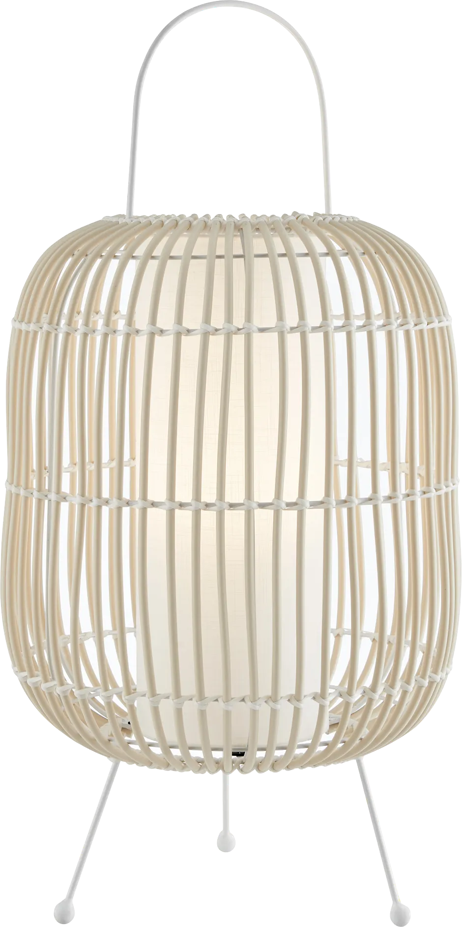 Bunyard Post White Outdoor Lamp - Image 1
