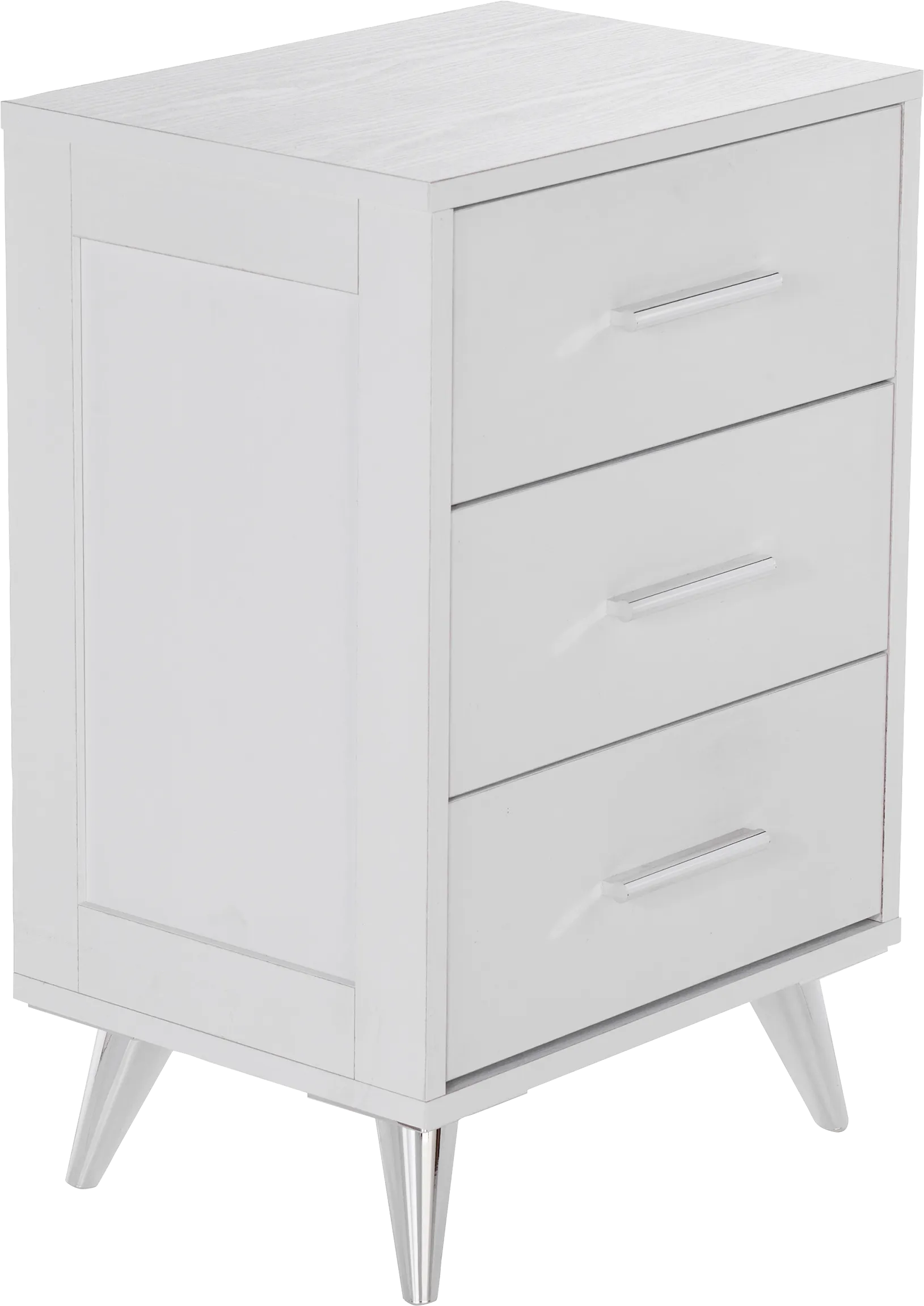 Arnoldell White Nightstand